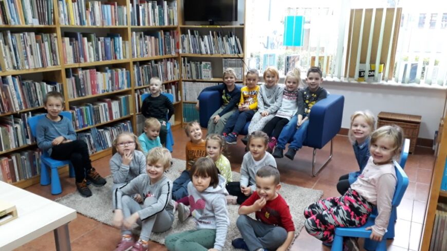 Grupa I – Z wizytą w  Bibliotece Miejskiej